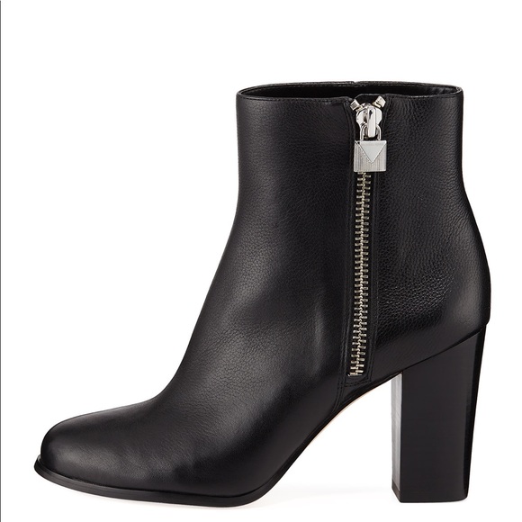 MICHAEL KORS Black leather booties - Picture 5 of 5